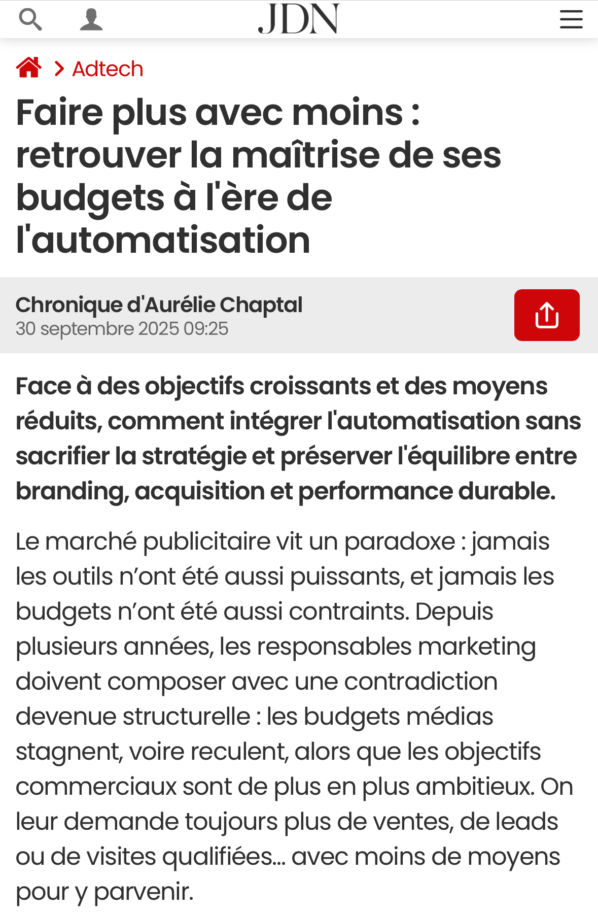 JDN op-ed regaining control of budgets in automation age